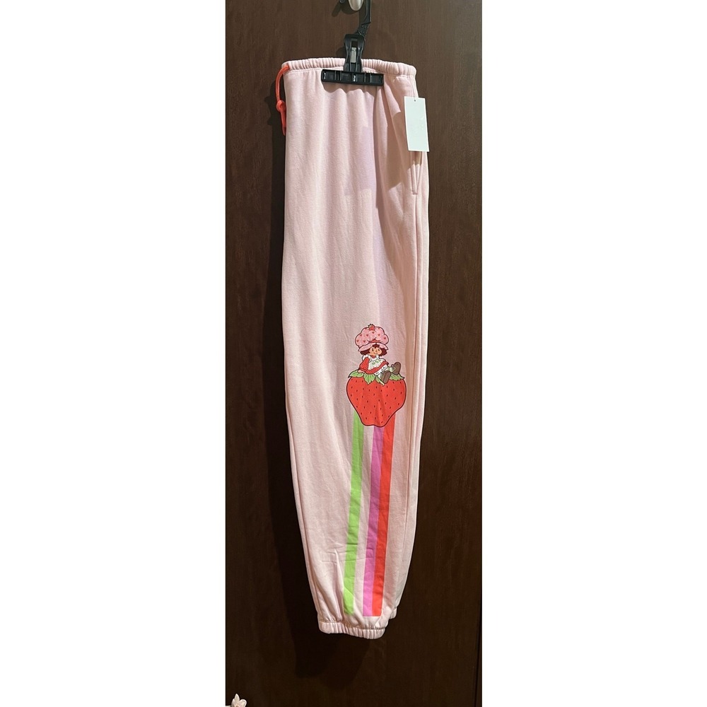 Strawberry Shortcake, Junior's Graphic Pants with Stripes, Size XXL